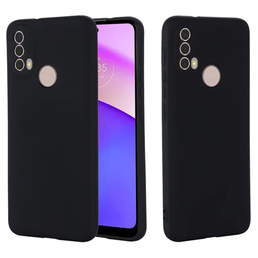 RUBBER Ochranný kryt Motorola Moto E20 / E30 / E40 čierny