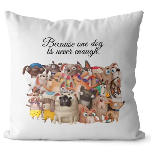 Vankúš One dog (Velikost: 40 x 40 cm)