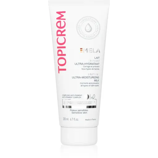 Topicrem MELA Unifying Ultra-Moisturizing Milk SPF15 hydratačné mlieko proti pigmentovým škvrnám SPF 15 200 ml