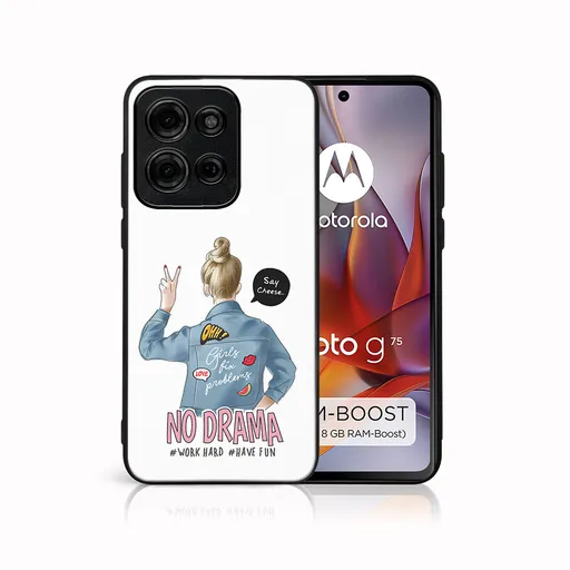 MY ART Ochranný kryt pre Motorola Moto G75 5G NO DRAMA (138)