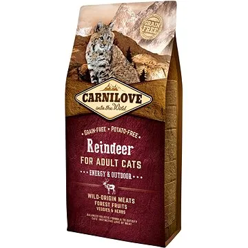 Carnilove reindeer for adult cats – energy