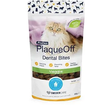 ProDen PlaqueOff Dental Bites Cat 60g (7350055513295)