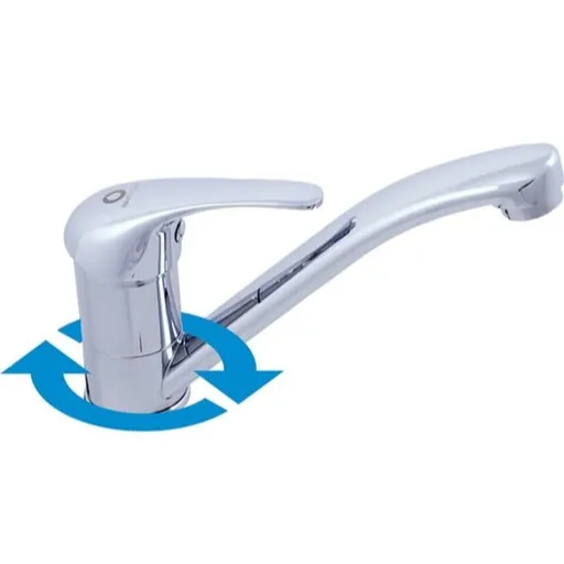 RAV SLEZÁK Sázava umývadlová batéria s otočným ramienkom chróm SA515.0