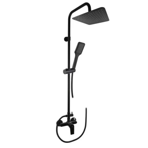 Sprchový systém RAV SLEZÁK Colorado so sprchovacím setom čierna matná CO182.5/7-04CMAT