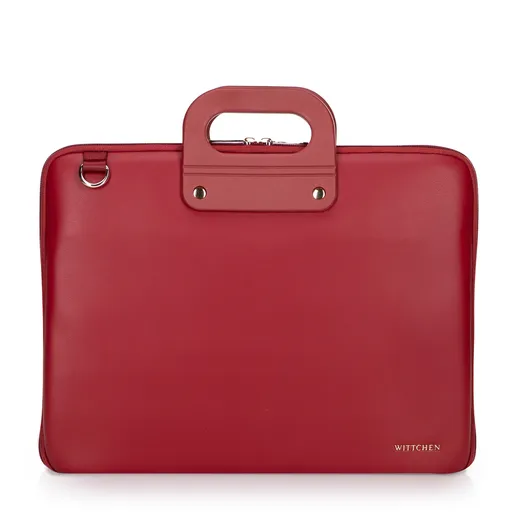 15” kabelka na notebook z imitácie kože bordová 100-3P-902-3