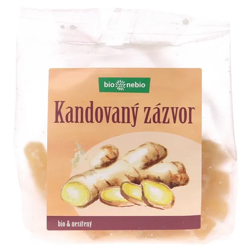 BIO NEBIO Kandizovaný zázvor BIO 100 g