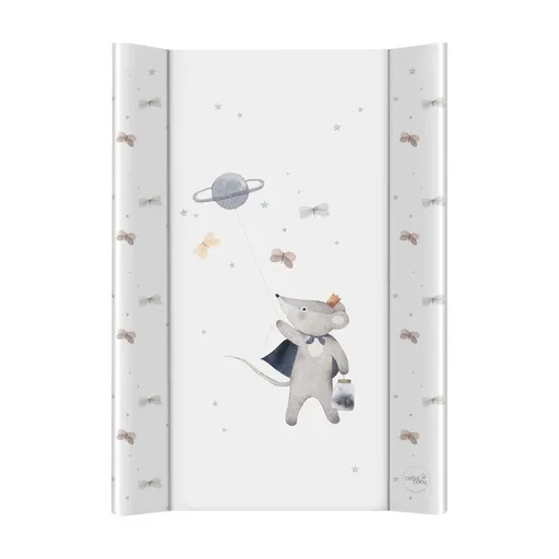 CEBA BABY Podložka prebaľovacia 2-hranná s pevnou doskou (50x70) Ultra Light Cosmic Mouse