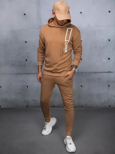 Pánska tepláková súprava vo farbe camel