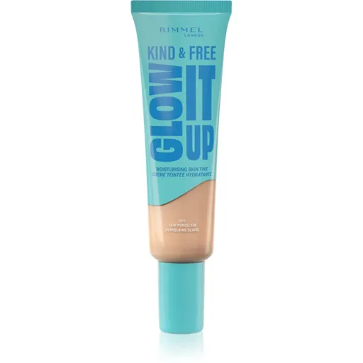Rimmel Kind & Free Glow It Up ľahký hydratačný make-up odtieň 001 Fair Porcelain 30 ml