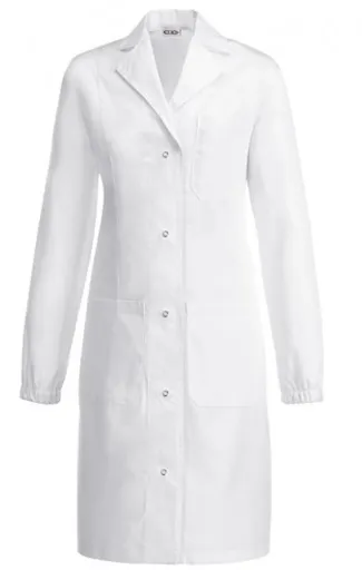 EGOCHEF Dámsky zdravotnícky plášť s gumičkou EGOchef AMY - biely XS