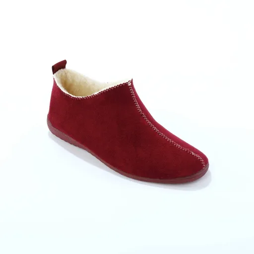 Vysoké papuče z imitácie semišu