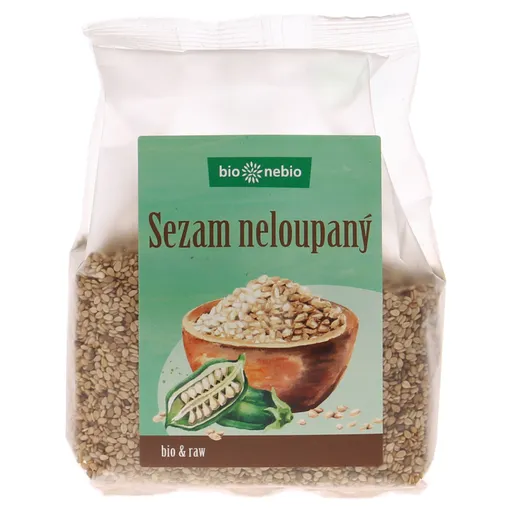 BIO NEBIO Sezam nelúpaný BIO 200 g