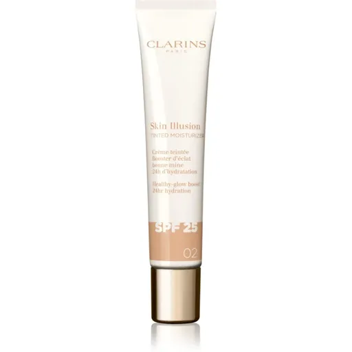 Clarins Skin Illusion Tinted Moisturizer tónovací krém SPF 25 odtieň 02.5 40 ml
