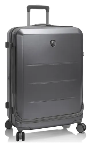 Stredný škrupinový kufor Heys EZ Fashion M Charcoal