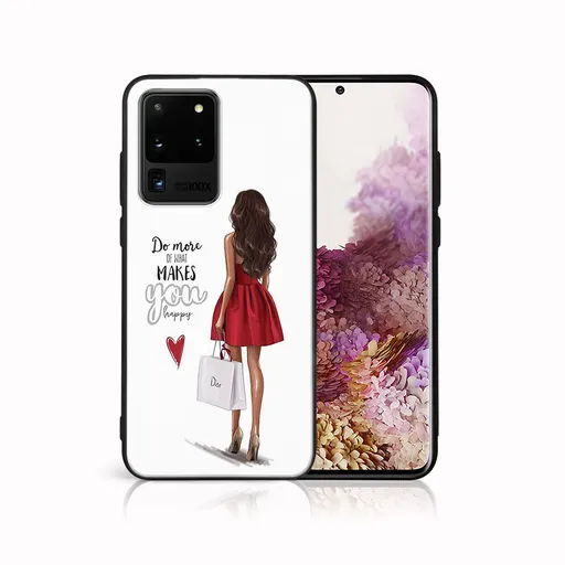 MY ART Ochranný kryt pre Samsung Galaxy S20 Ultra RED DRESS (137)