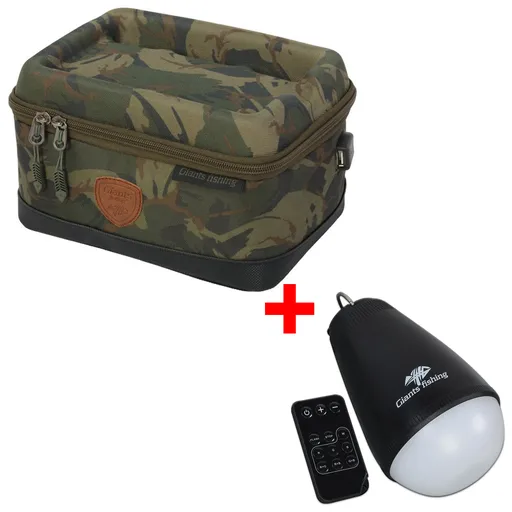 Giants fishing svetlo camping lamp led multicolour + puzdro na elektroniku medium
