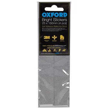 OXFORD reflexní samolepící pásy Bright Stickers,  (25 x 150mm, sada 4ks) (M161-13)