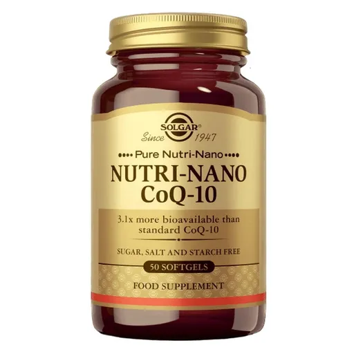 SOLGAR Nutri-nano koenzým Q-10 50 kapsúl
