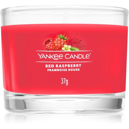 Yankee Candle Red Raspberry votívna sviečka glass 37 g