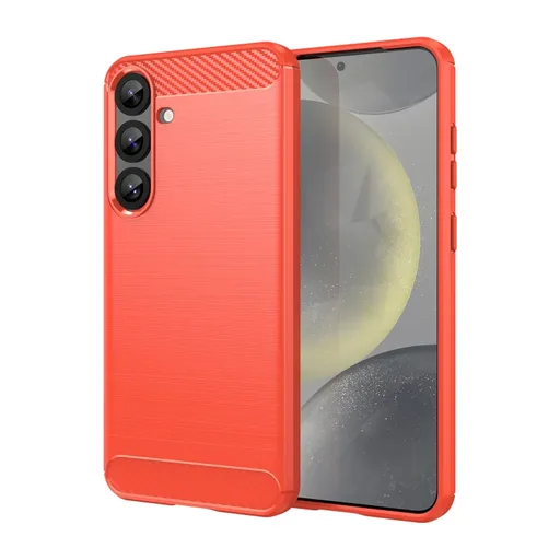 FLEXI TPU Ochranný kryt Samsung Galaxy S25+ 5G červený