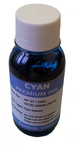 Atrament univerzálny azúrový (cyan) 1000ml