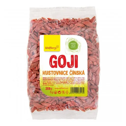 WOLFBERRY Goji Kustovnica čínska 250 g