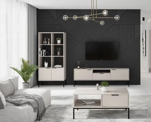 Elvisia Obývacia stena AUSTIN | cashmere