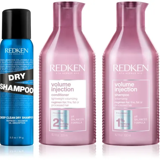 Redken Volume Injection výhodné balenie pre objem vlasov