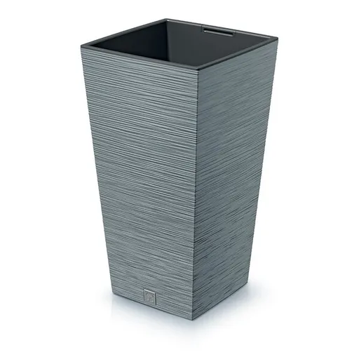 Kvetináč FURU SQUARE 24 cm, sivá, 24 cm