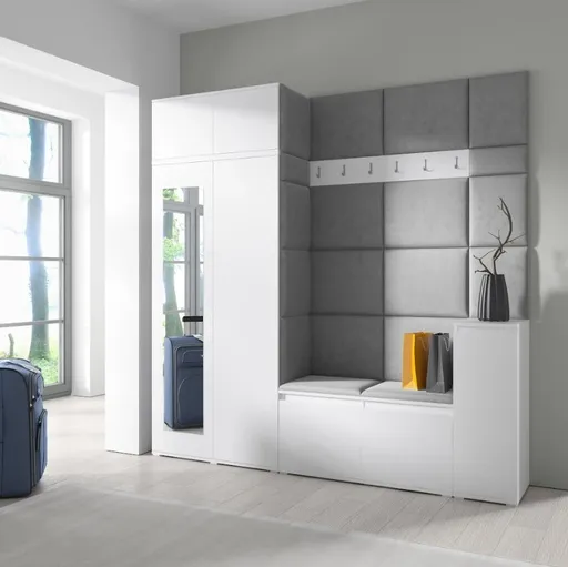 ArtPK Predsieň AMY 26 | biela so zrkadlom farebné prevedenie: Trinity 14