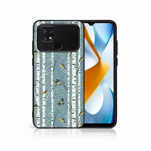 MY ART Kryt s vianočným dizajnom Xiaomi Poco C40 BIRCH (072)
