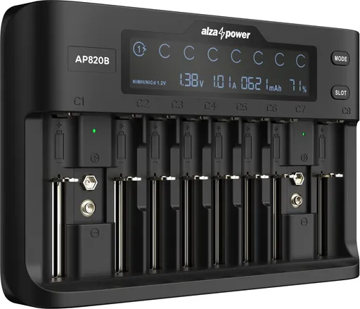 AlzaPower Battery Charger AP820B (APW-CHAP820B)