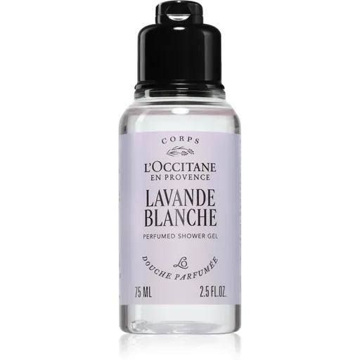 L’Occitane Lavande Blanche Perfumed Shower Gel upokojujúci sprchový gél 75 ml