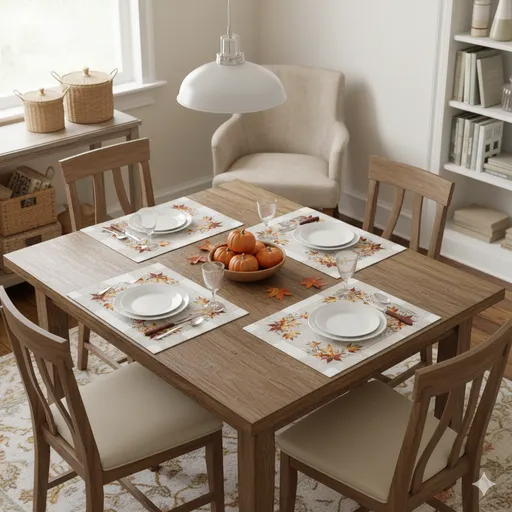 Forbyt Prestieranie Jesenné lístie, 35 x 45 cm, súprava 4 ks