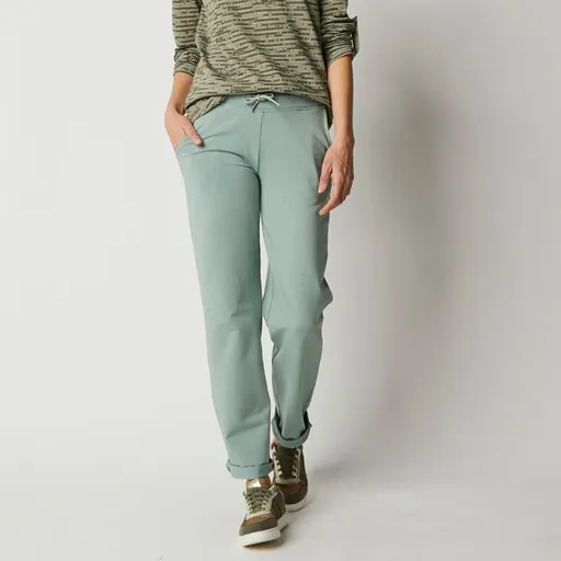 Moltonové joggingové nohavice s pružným pásom