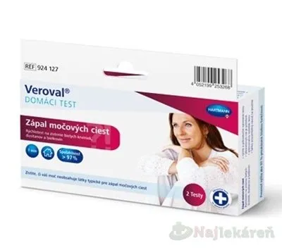 Veroval ZÁPAL MOCOVYCH CIEST domáci test 2ks