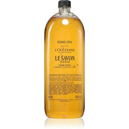 L’Occitane Shea Verbena tekuté mydlo na ruky náhradná náplň 500 ml