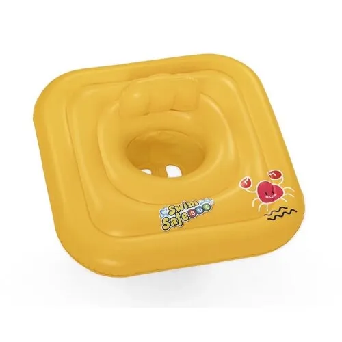 Bestway Nafukovacie baby sedátko s opierkou Step A, 76 cm x 76 cm