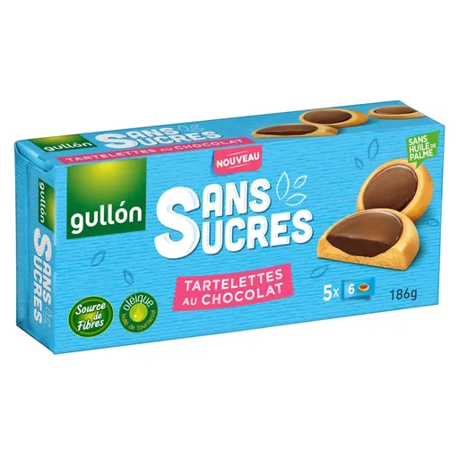 GULLÓN Sušienky s horkou čokoládou a sladidlom 186 g