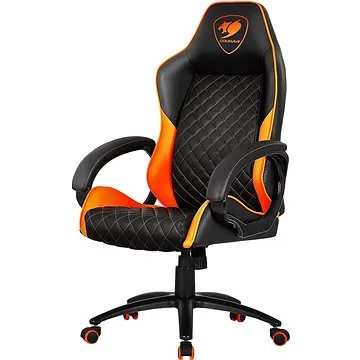 Cougar Fusion black/orange stolička (3MFUSNXB.0001)