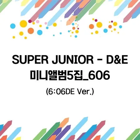 Super Junior D&E, 606, CD