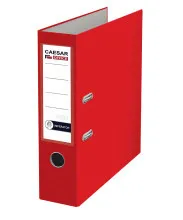 Zakladač A4 8cm pákový PP Imperator Rado červený prstokrúžok bez líšt