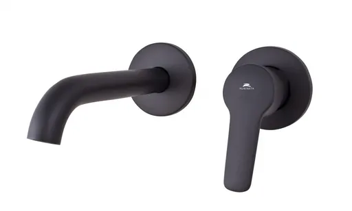 Rubineta - Podomietková umývadlová batéria TORINO-1F set - Farebnica - Čierna OLBAPM0010