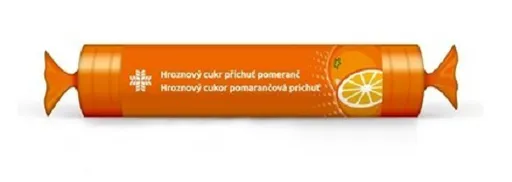LIVSANE Hroznový cukor s vitamínom C, pomarančová príchuť 1 balenie