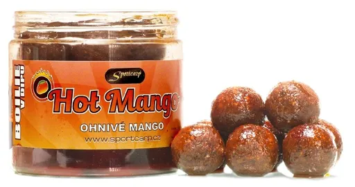Sportcarp boilies v dipe dipped boilies 200 ml 20 mm - hot mango