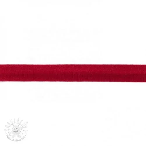Lemovací prúžok úpletový červená tmavá