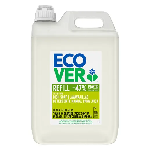 ECOVER Čistič na riad náplň Citron & Aloe Vera 5 l