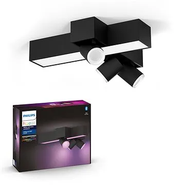 Philips Hue White and Color Ambiance Centris 3L Cross Ceiling Čierna 50608/30/P7 (915005928501)