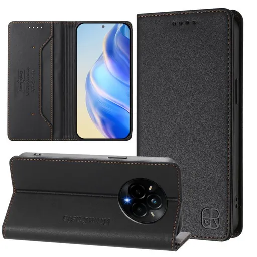 RINA Zaklápacie puzdro pre Realme 14 Pro 5G čierne