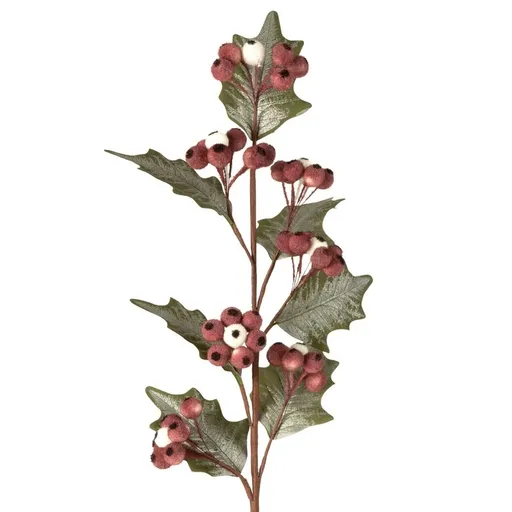 ArtFir Vianočná vetvička 93 | zelená/bordová 23 x 81 cm